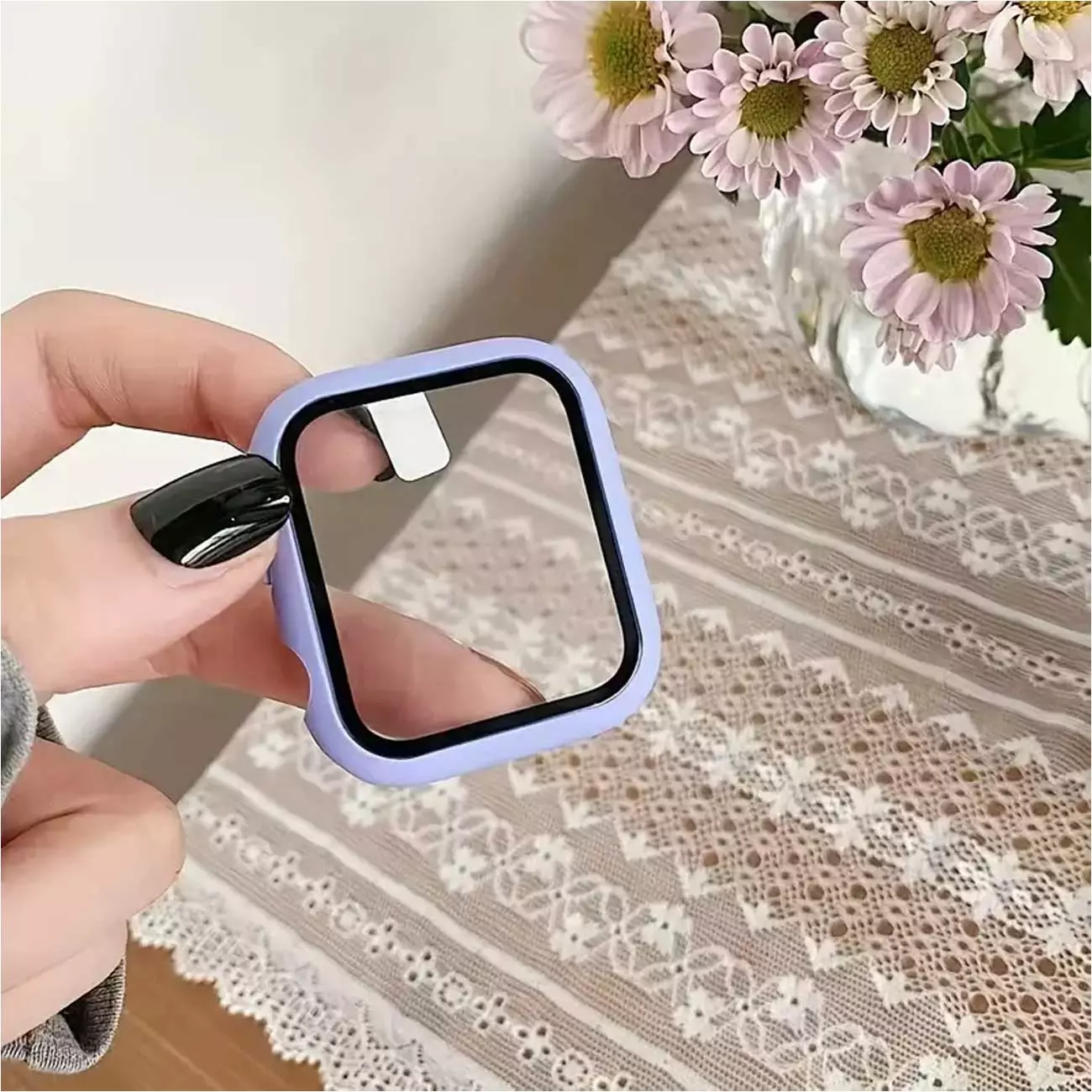 قاب محافظ و گلس اپل واچ 40 میلی‌متری سری 4 تا 6 و SE