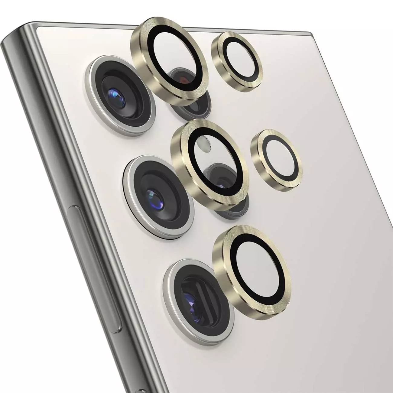محافظ لنز دوربین گوشی سامسونگ Galaxy S24 Ultra گرین لاین GNCLNSARS24UBK