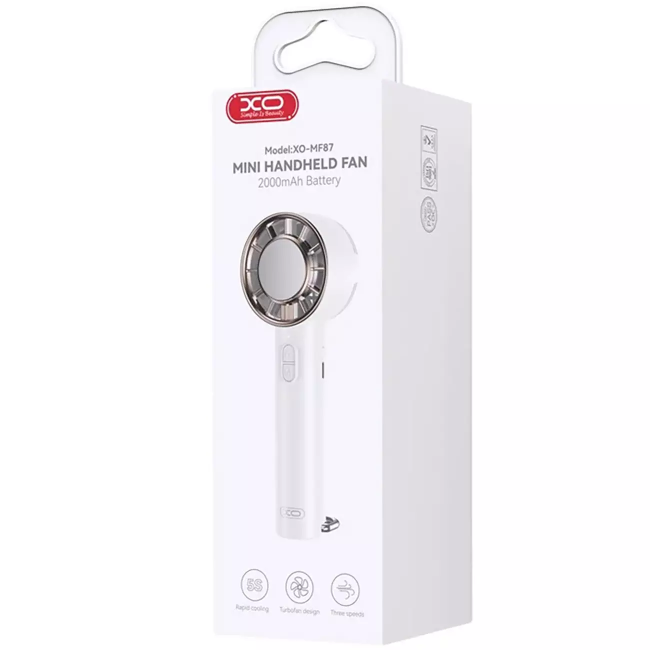 پنکه شارژی دستی و رومیزی مسافرتی ایکس او MF87