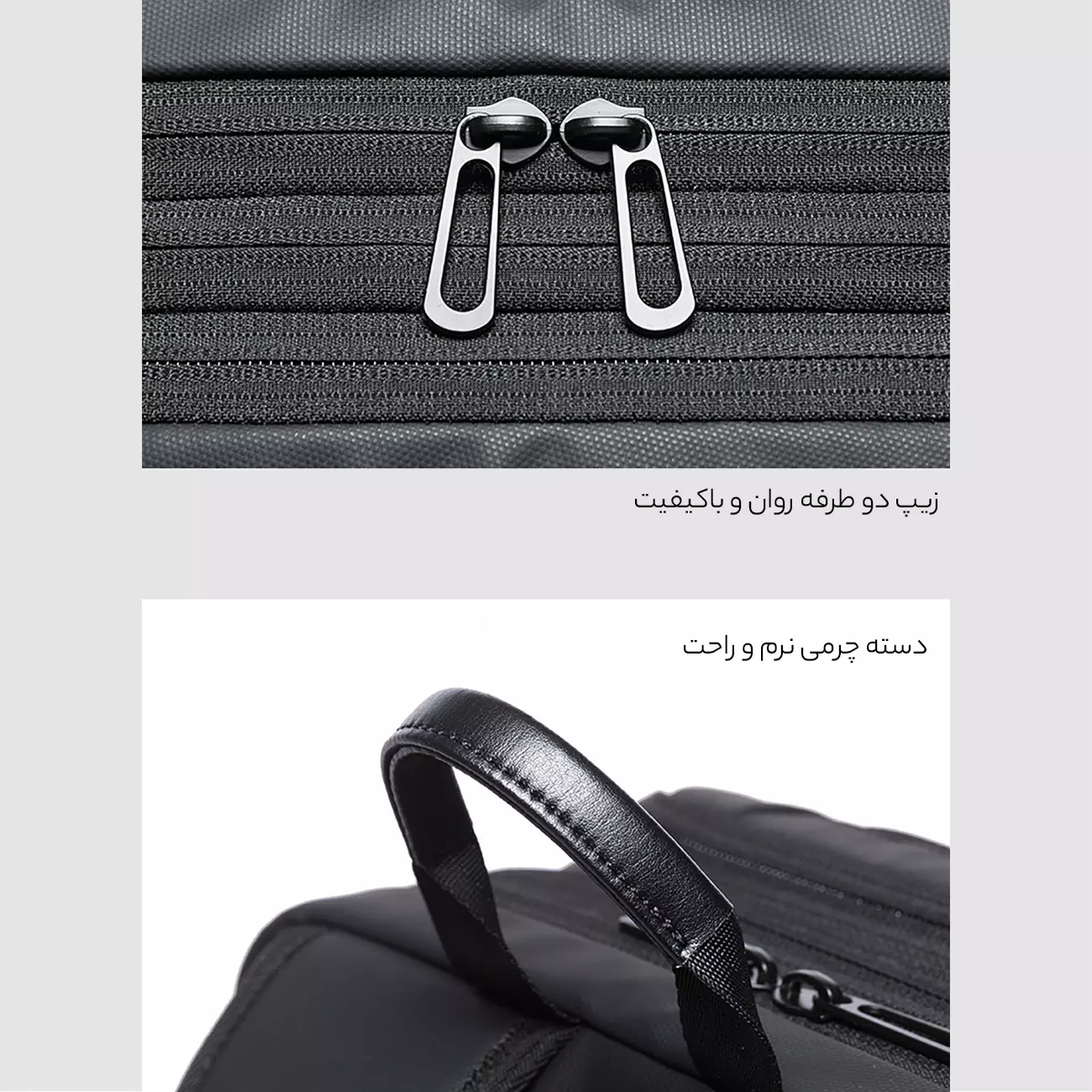 کوله پشتی مسافرتی لپ تاپ 15.6 اینچ با پورت USB و ظرفیت 54 لیتر بنج BANGE 22005D