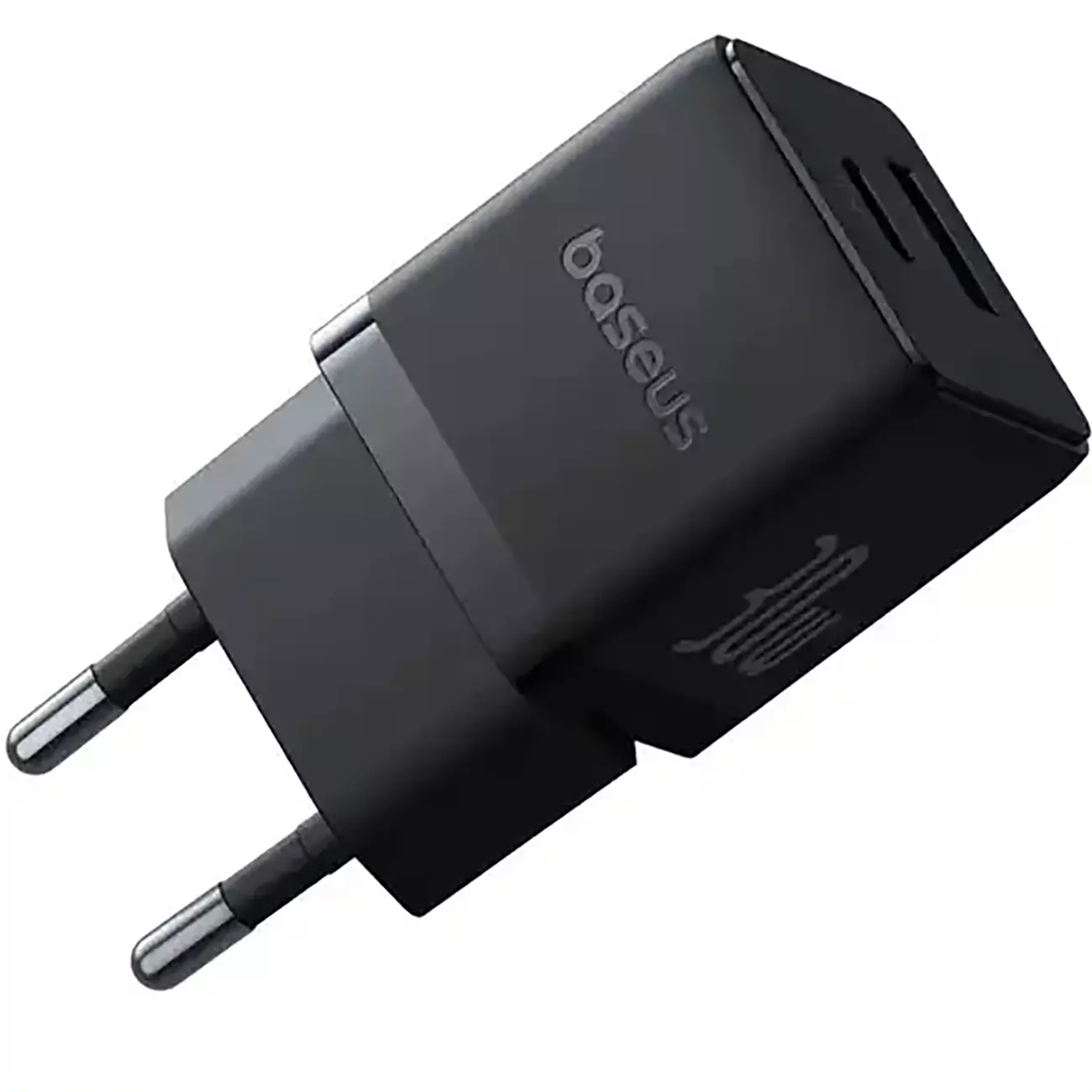 شارژر دیواری فست تایپ‌سی و یو اس بی 30 وات بیسوس با کابل دو سر تایپ سی CCZC30UE