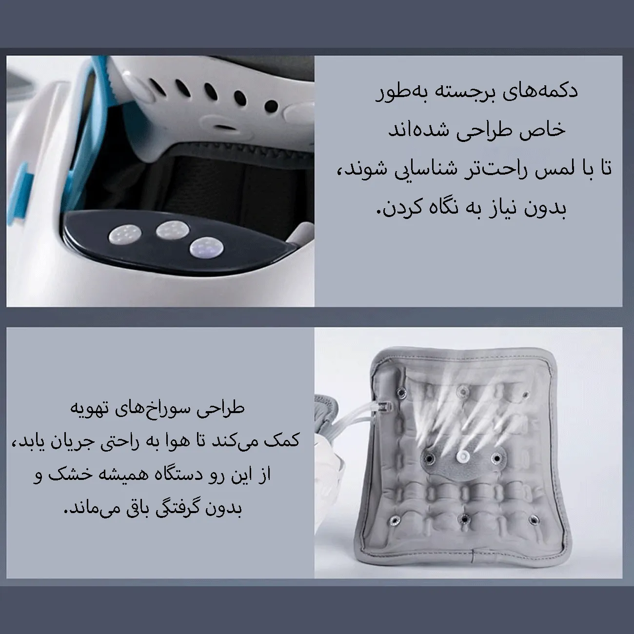 ماساژور حرارتی گردن و شانه شارژی قابل حمل کولاکس شیائومی KULAX HC(Z)60-HMBD-01