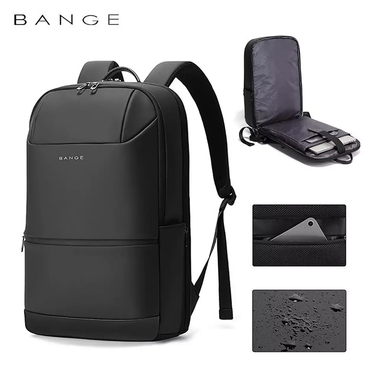 کوله پشتی لپ تاپ 15.6 اینچ ضد آب بنج Bange BG-2950
