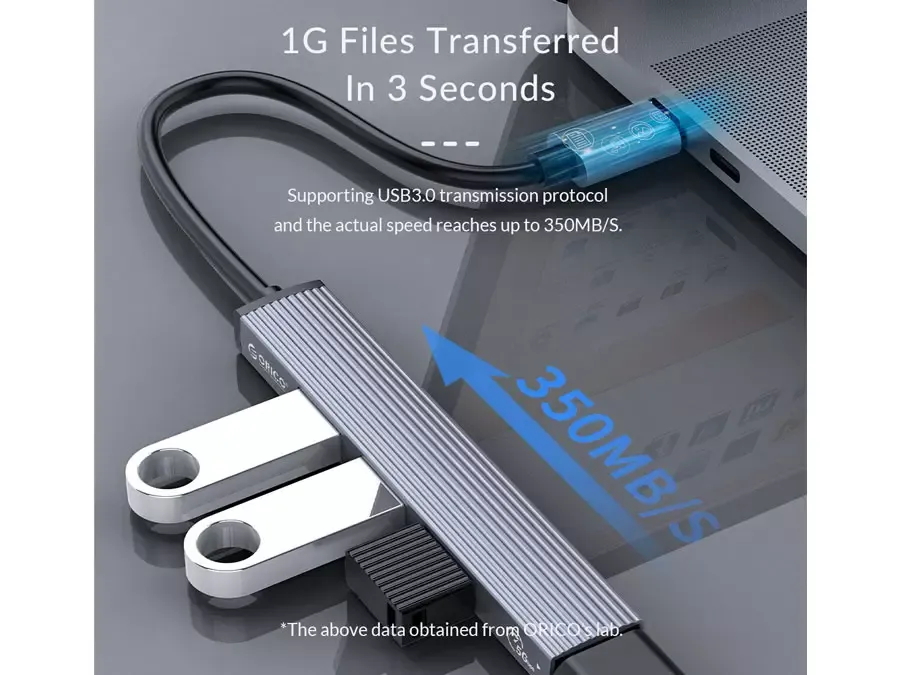 هاب تایپ سی اوریکو ORICO AH-13 Type-C to USB3.0 HUB