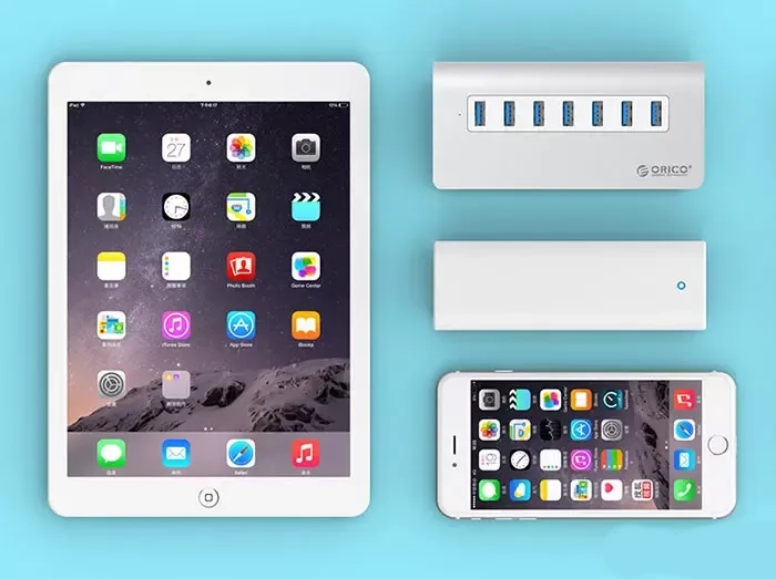 هاب یو اس بی 7 پورت اوریکو Orico 7 Port USB3.0 HUB M3H7