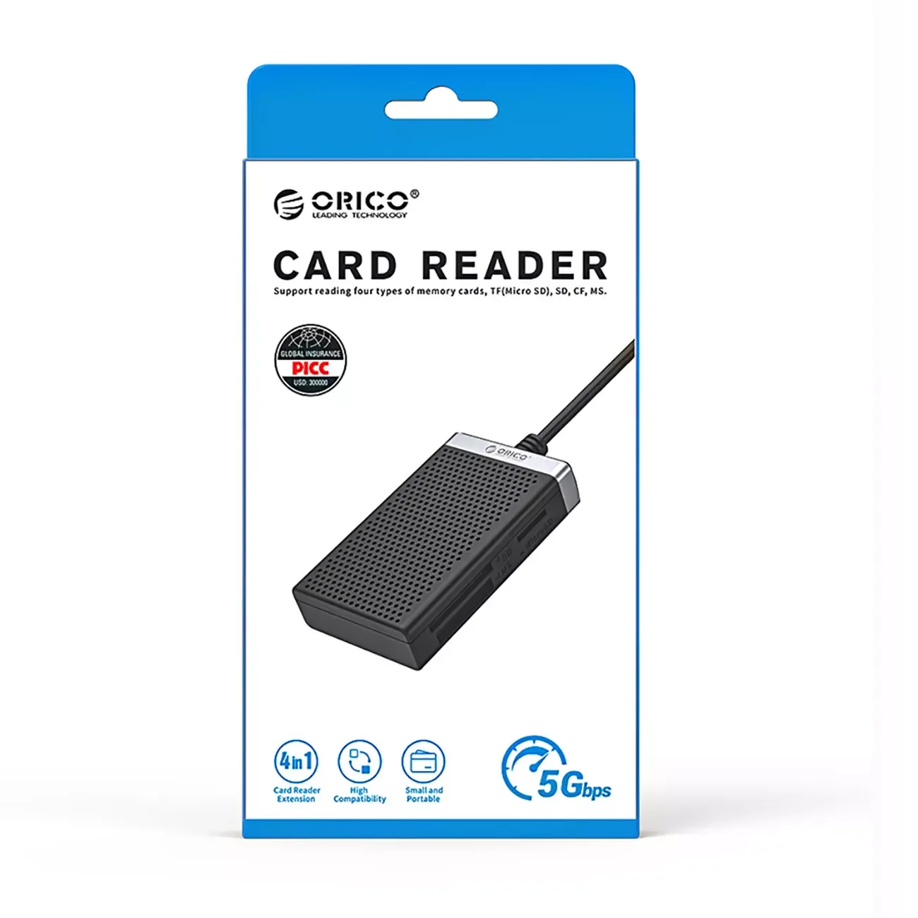 رم ریدر یو اس بی 4 در 1 اوریکو CL4T-A3-BK-BP