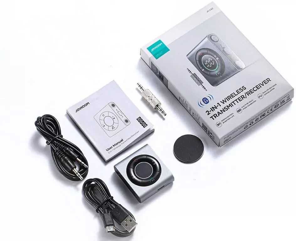 فرستنده و گیرنده بلوتوثی جوبروم Joyroom 2in1 Wireless Transmitter/Receiver JR-CB2