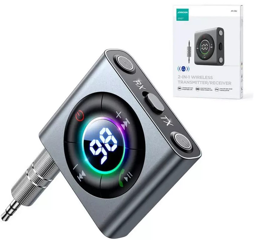 فرستنده و گیرنده بلوتوثی جوبروم Joyroom 2in1 Wireless Transmitter/Receiver JR-CB2