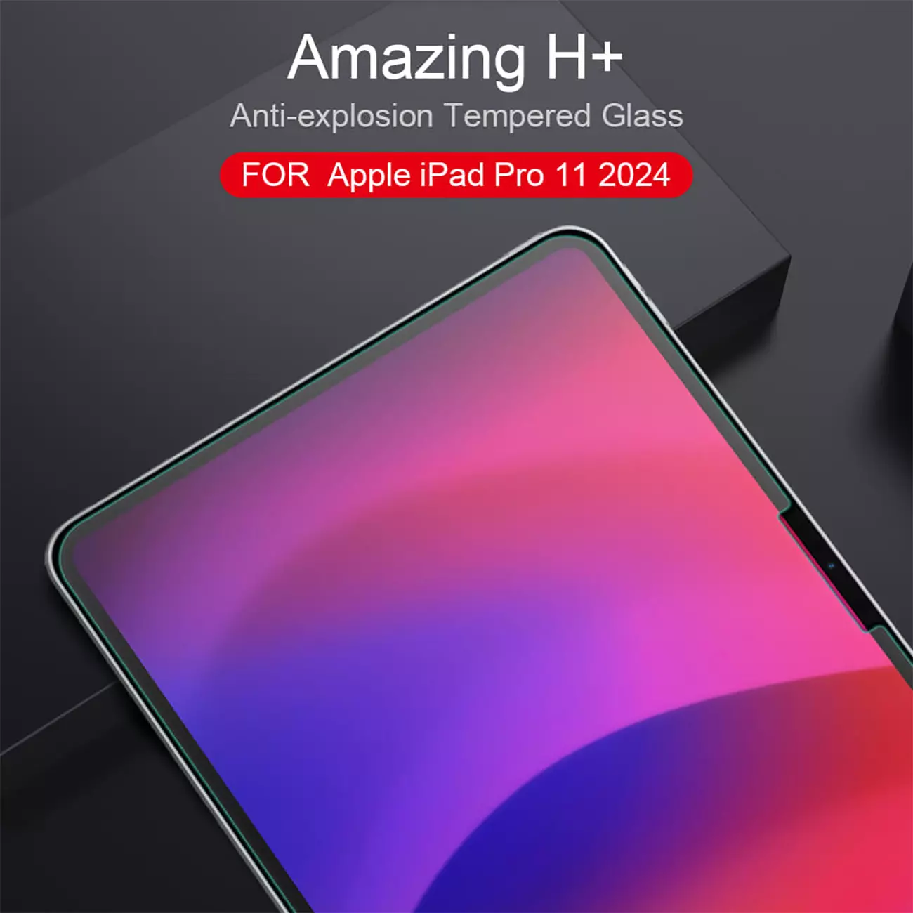گلس آیپد پرو 11 (2024) نیلکین Amazing H+