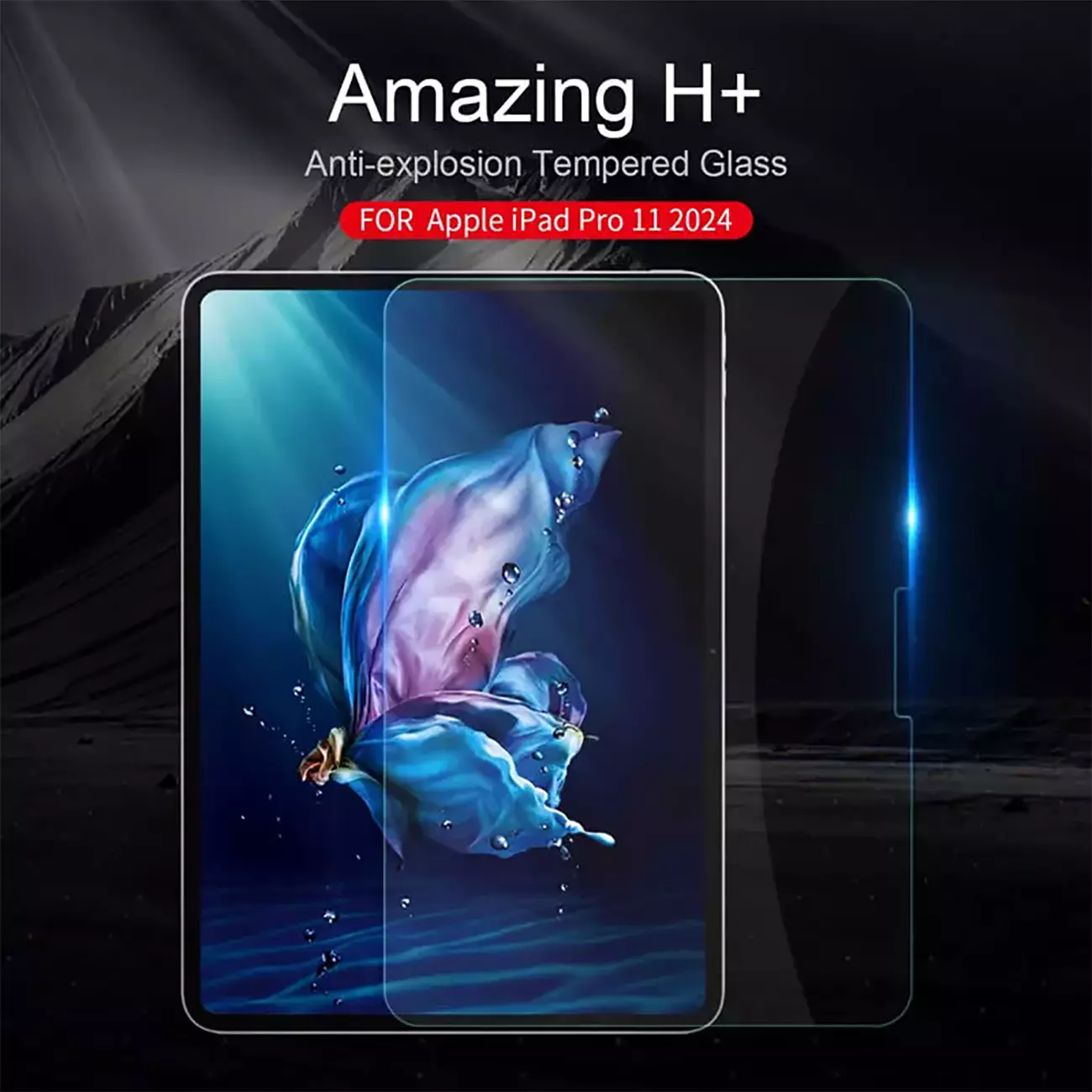 گلس آیپد پرو 11 (2024) نیلکین Amazing H+