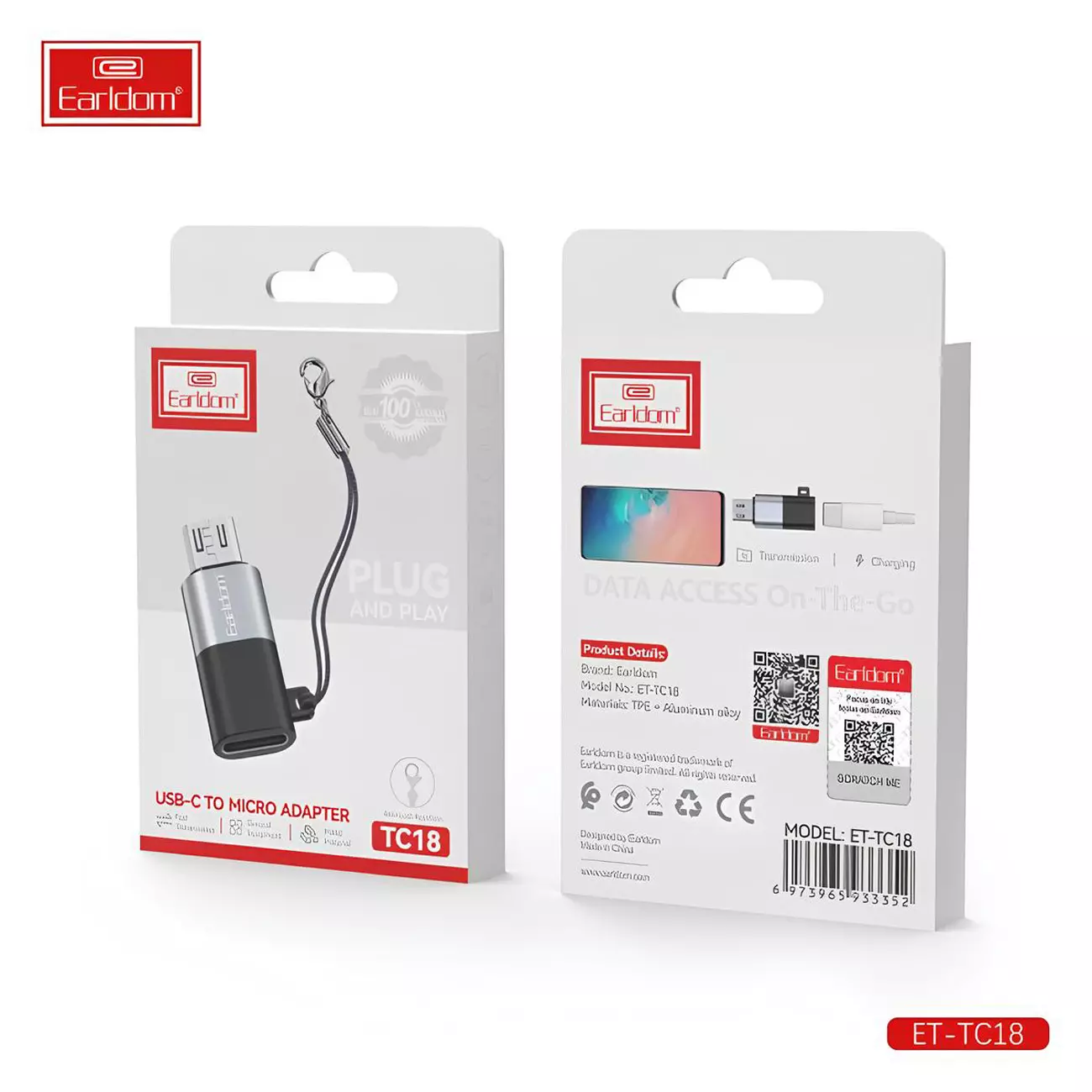 مبدل تایپ سی به میکرو ارلدام TC18