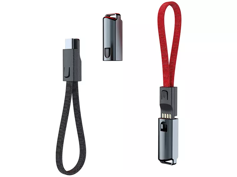 کابل شارژ یو اس بی به تایپ سی 2.4 آمپر 23 سانتیمتری کانفلون Konfulon Charger Cable DC23 Type-C