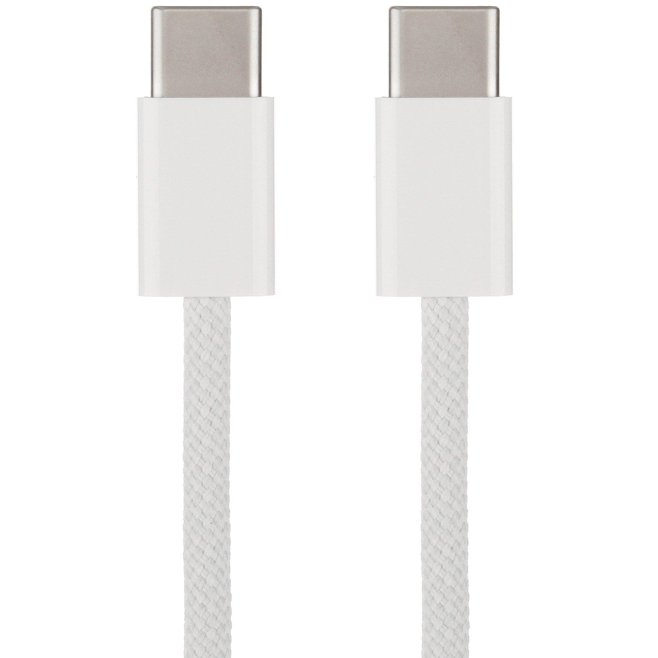 کابل شارژ سریع تایپ‌سی به تایپ‌سی 60 وات یک متری اصلی اپل MQKJ3ZE/A