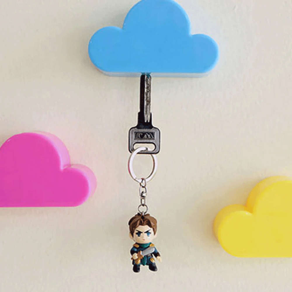 جاکلیدی فانتزی طرح ابر KEY HOLDER