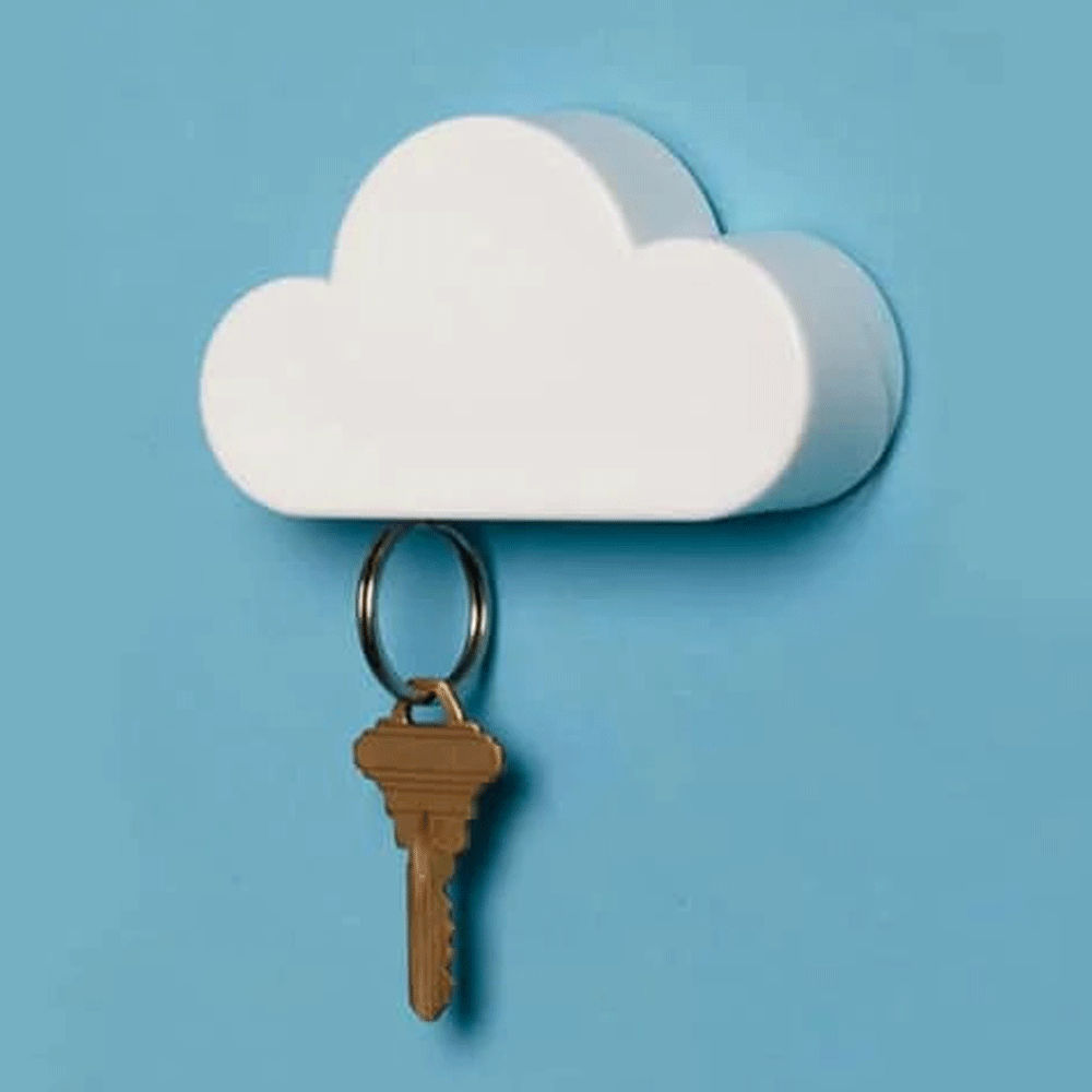 جاکلیدی فانتزی طرح ابر KEY HOLDER