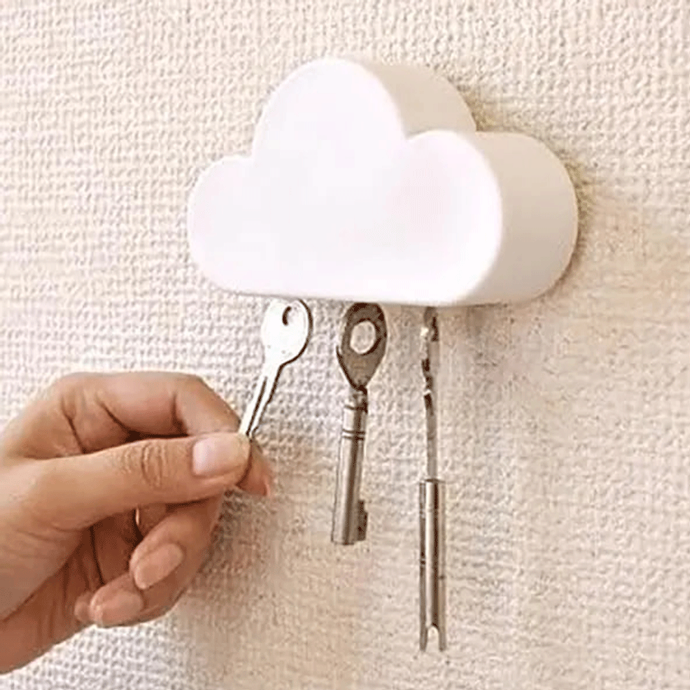 جاکلیدی فانتزی طرح ابر KEY HOLDER