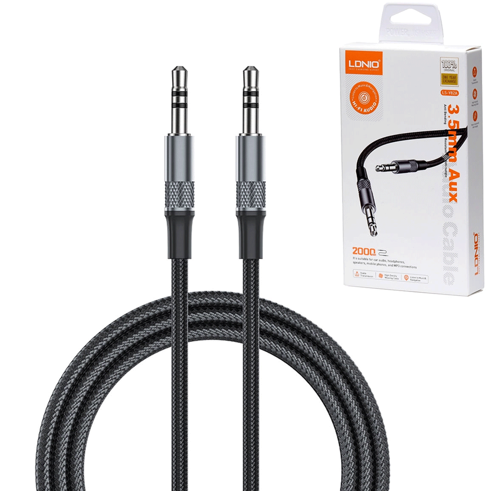 کابل انتقال صدا جک 3.5 میلی‌متری دو متری الدنیو LS-Y82A