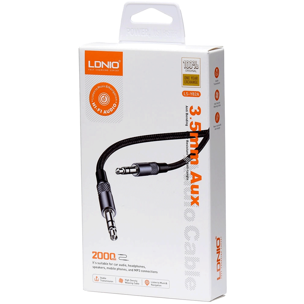 کابل انتقال صدا جک 3.5 میلی‌متری دو متری الدنیو LS-Y82A