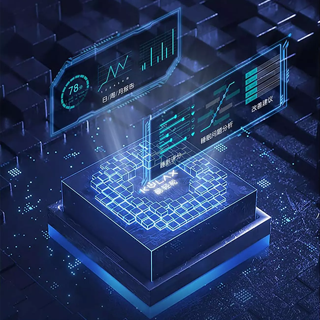 بالش طبی گرافنی هوشمند شیائومی KULAX -ZMZ-B2V2