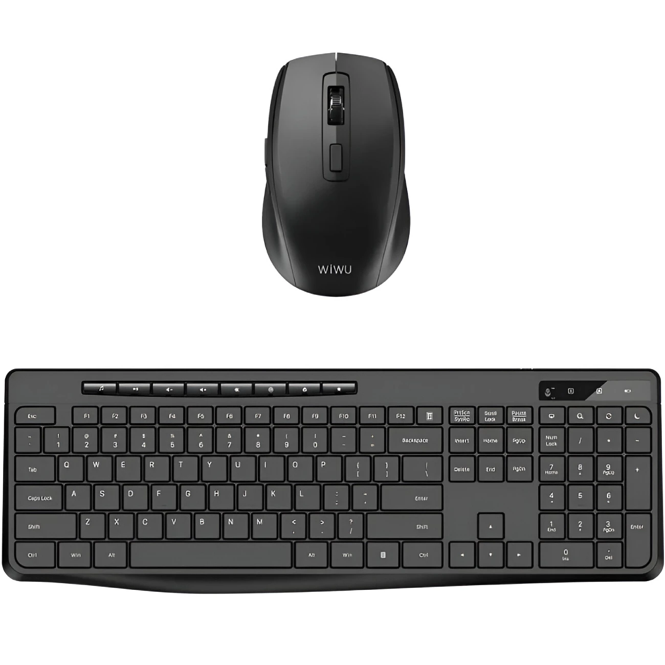 ست موس و کیبورد بی‌سیم بی‌صدا ویوو KM-01