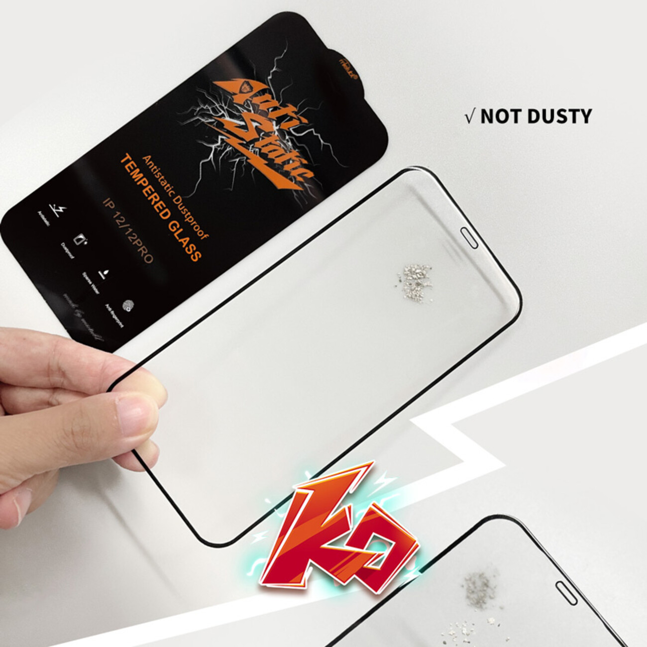 خرید گلس آنتی استاتیک گوشی سامسونگ Galaxy A16