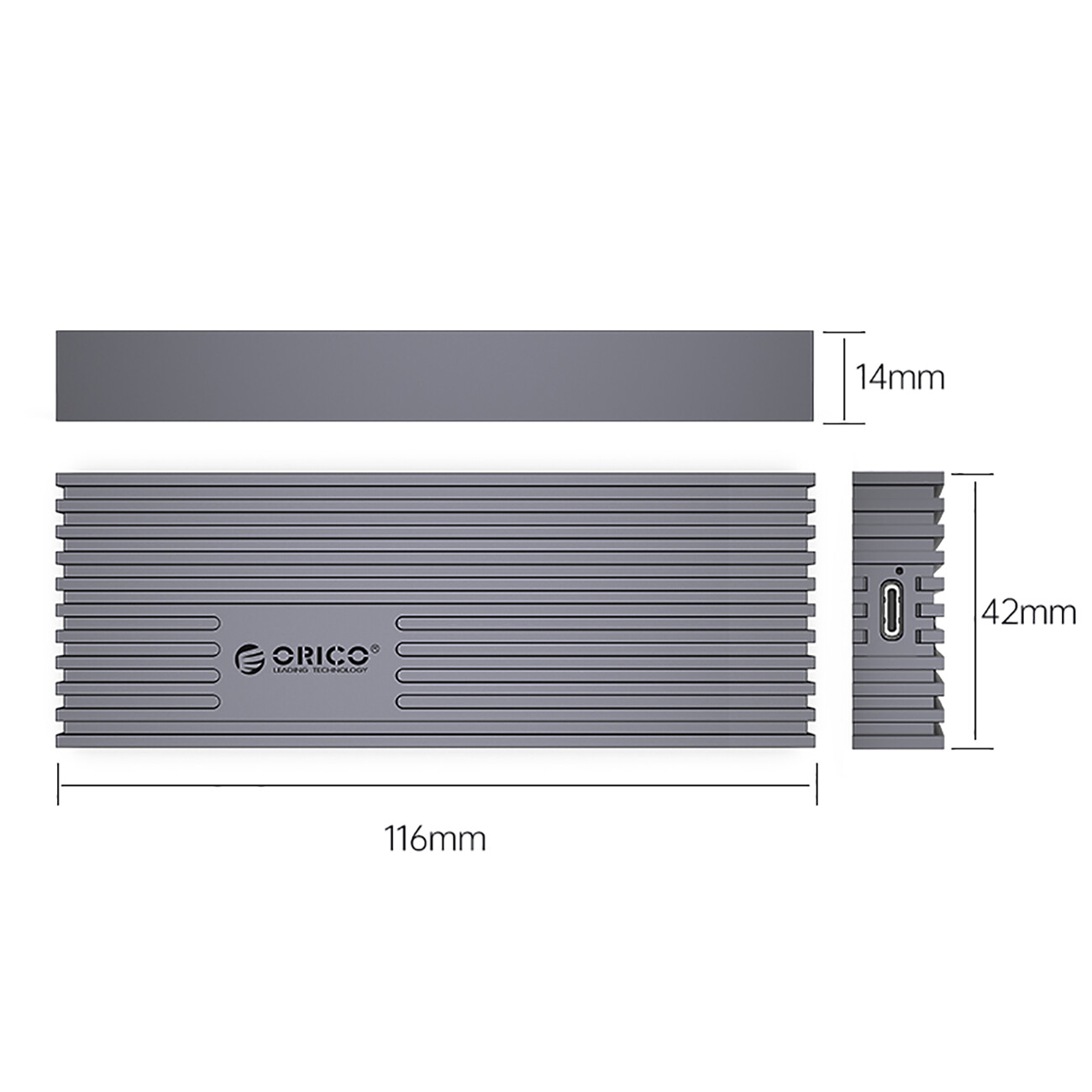 باکس هارد اس اس دی M.2 NVMe اوریکو