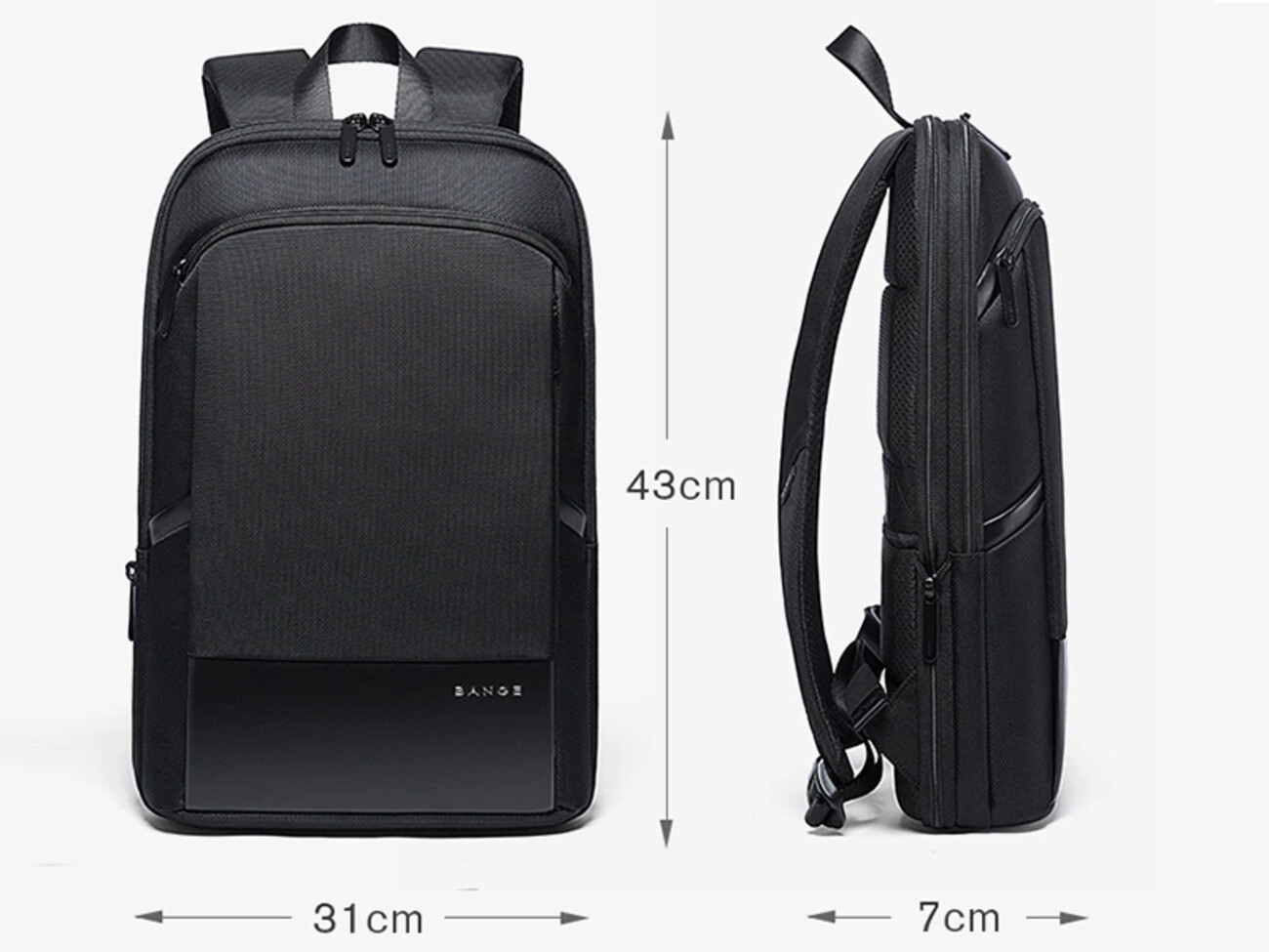 کوله پشتی ضد آب 15.6 اینچی ضد آب بنج BANGE BG-77115 15.6-inch Laptop Backpack Oxford Cloth