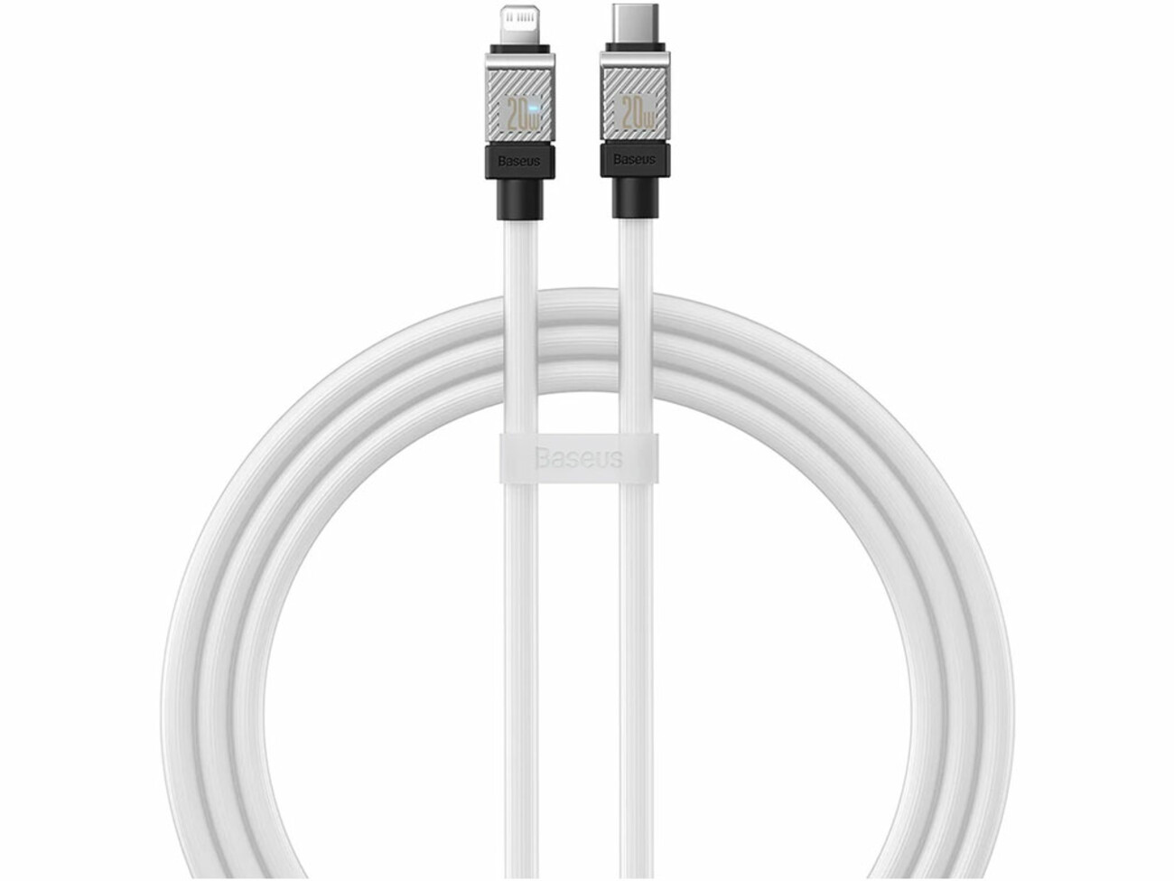 کابل تایپ سی به لایتنینگ 20 وات بیسوس Baseus USB-C to Lightning Coolplay Series 1m, 20W