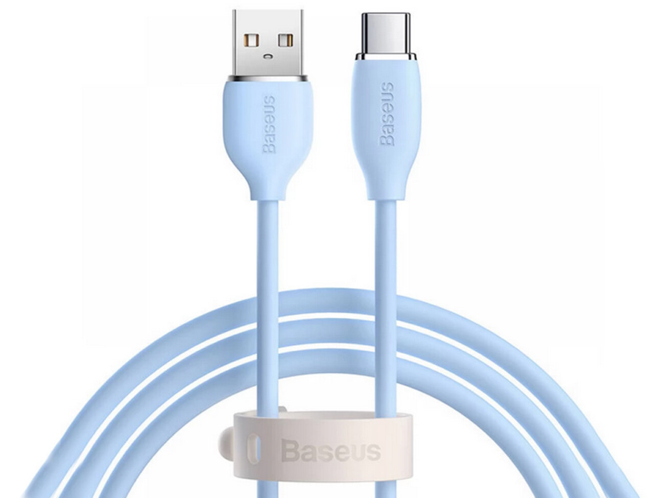 کابل شارژ سریع یواس‌بی به تایپ‌سی طول  2متر با توان100وات بیسوس Baseus USB to Type-C fast charging cable 2 meters long with 100 watts power CAGD010103