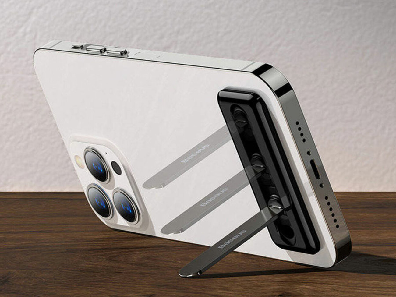 پایه نگهدارنده گوشی موبایل تاشو بیسوس Baseus self-adhesive foldable phone holder LUXZ000002