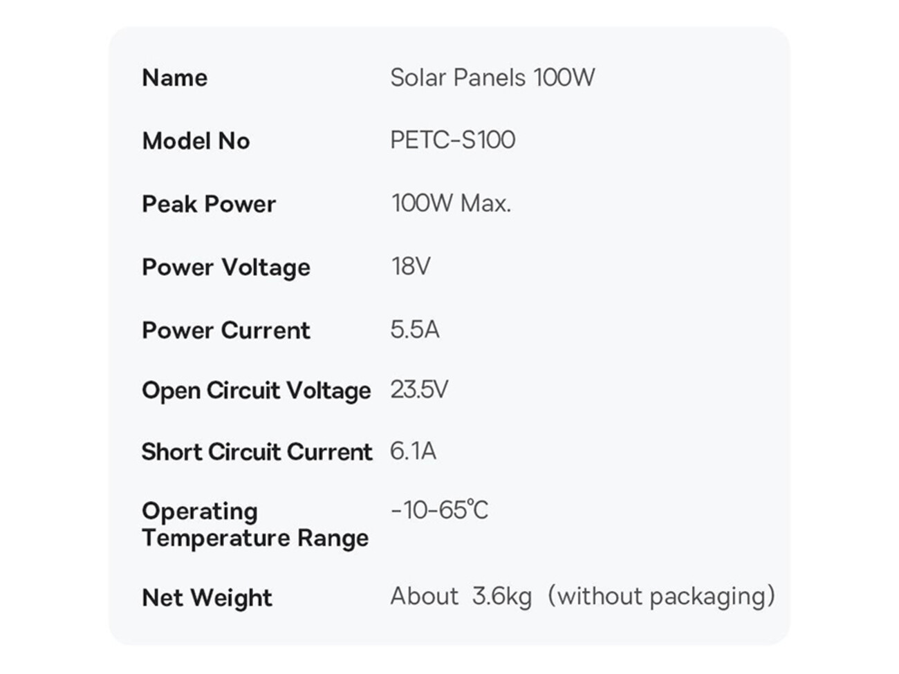 پنل خورشیدی قابل‌حمل 100 وات بیسوس Baseus CCNL050006 Energy stack Solar panel 100W
