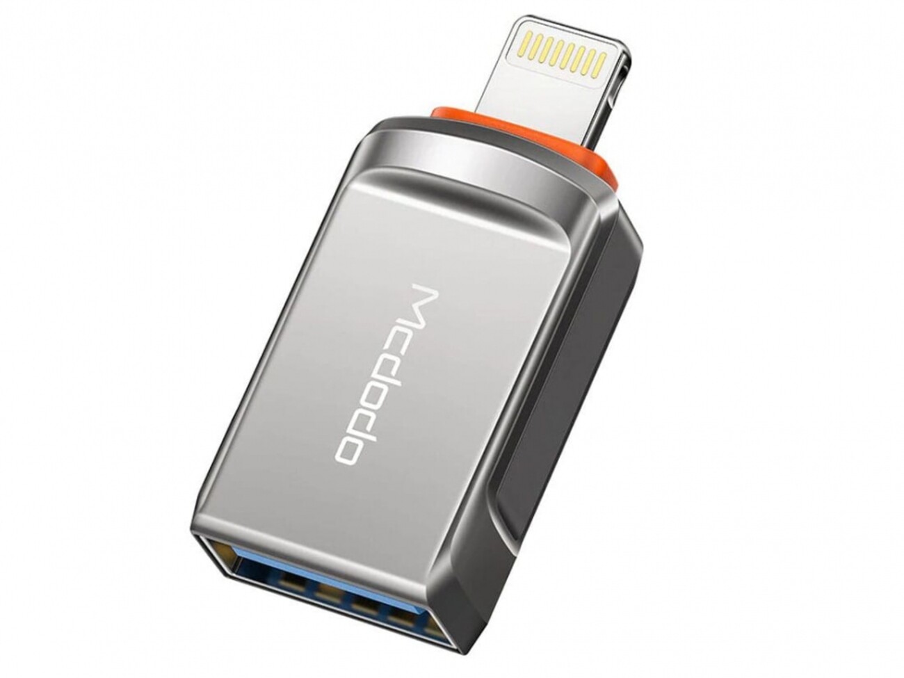 مبدل اوتیجی آیفون یواسبی به لایتنینگ مکدودو MCDODO OTG USB-A 3.0 To Lightning Mini OTG Adapter OT-8600
