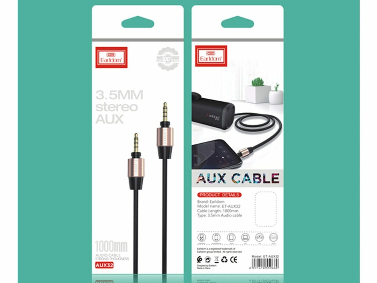 کابل صدا ارلدام Earldom ET-AUX32 Audio Cable 1M