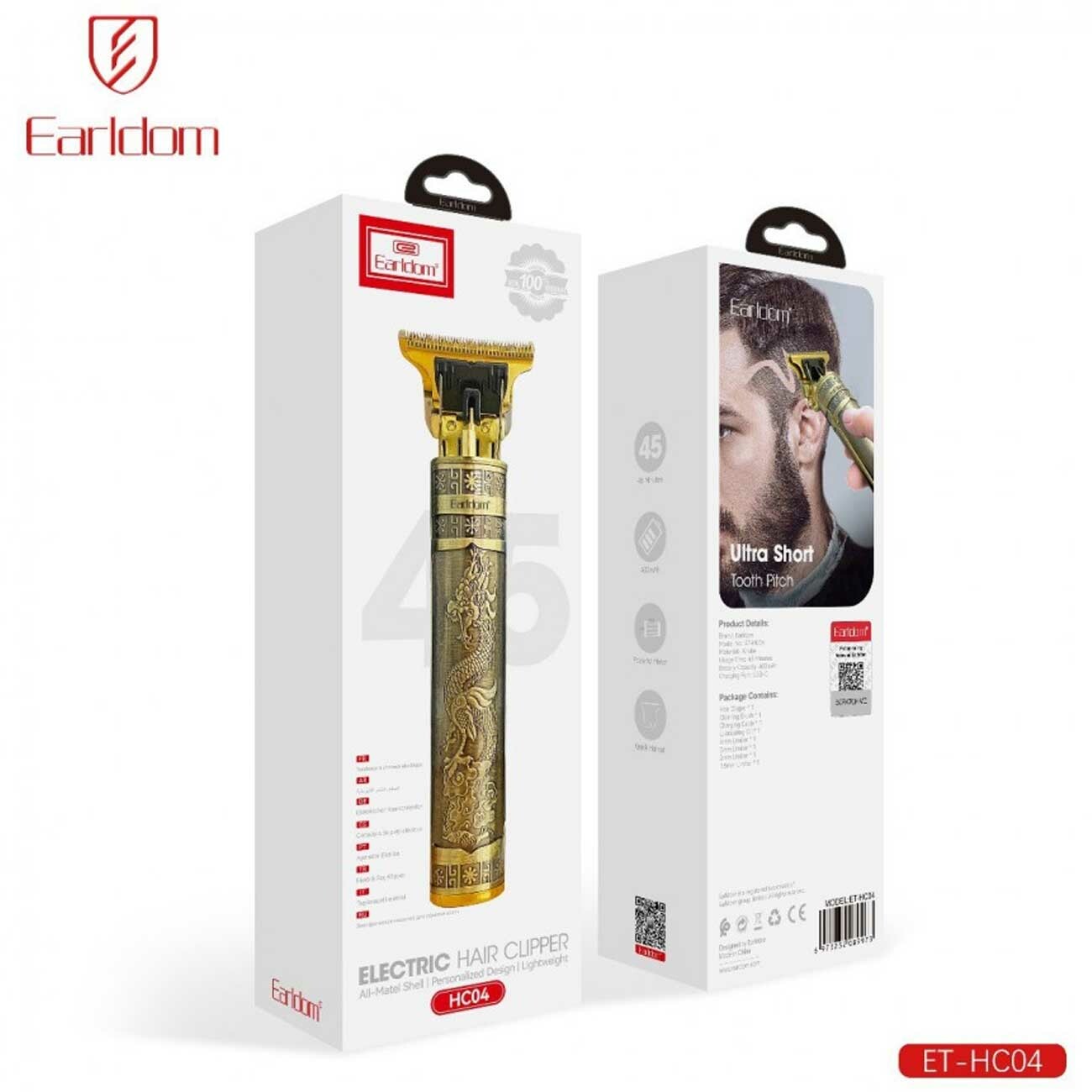 ریش تراش و ماشین اصلاح موی سر شارژی ارلدام