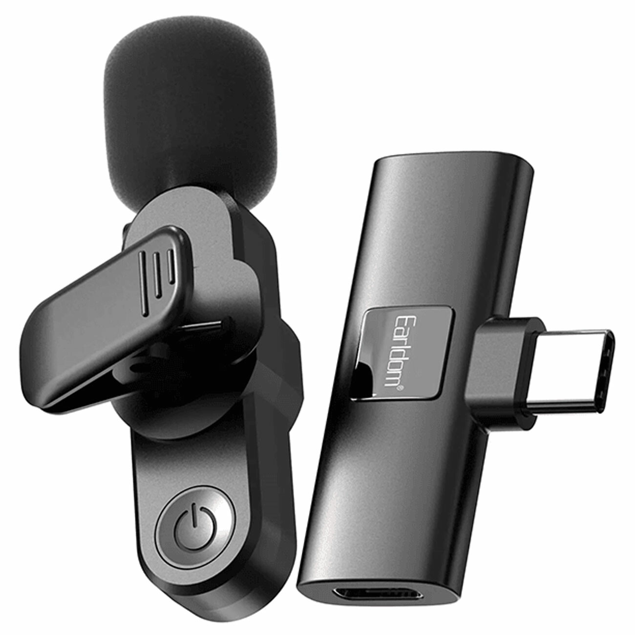 میکروفون بی سیم یقهای تایپ سی ارلدام MC7C