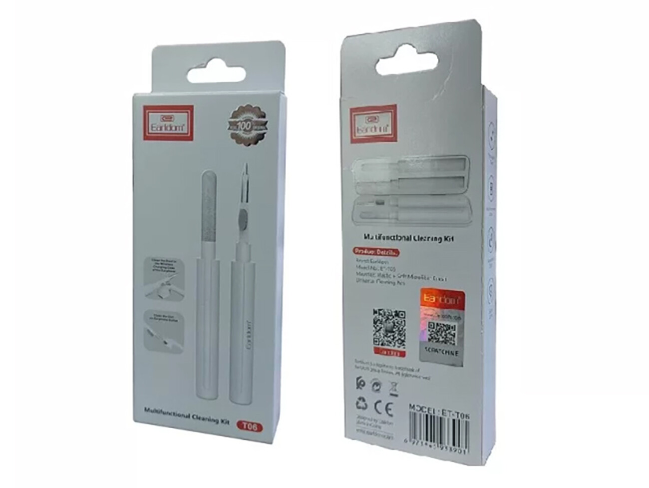 فروش کیت تمیز کننده ایرپاد و گوشی ارلدام Earldom headphone cleaning brush ET-T06