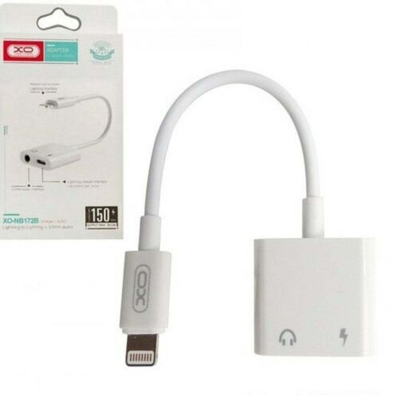 تبدیل لایتنینگ به جک 3.5 میلی متری ایکس او NB172B