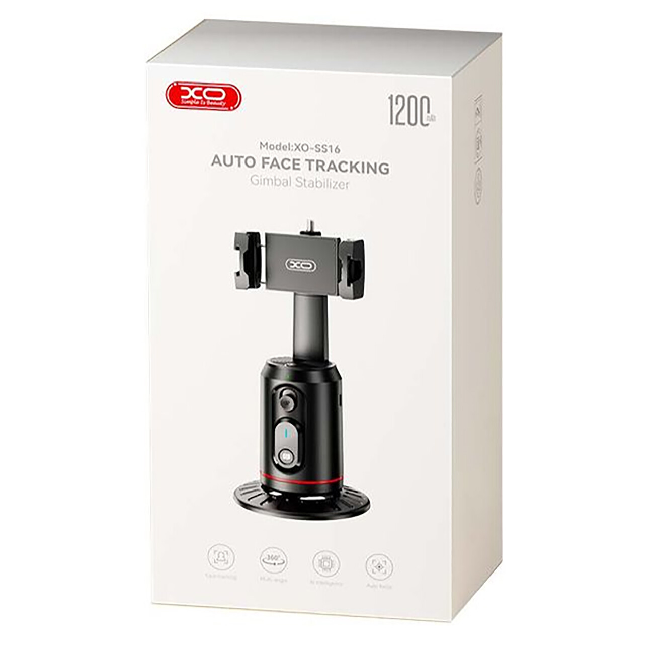 کیفیت پایه نگهدارنده موبایل با قابلیت ردیابی چهره 360 درجه