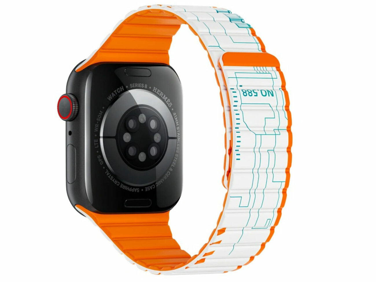 فروش بند اپل واچ سیلیکونی 42، 44 و 45 میلی‌متری ویوو WIWU Smart Magnetic Silicone Watch Band Wi-WB010 42/44/45/49mm