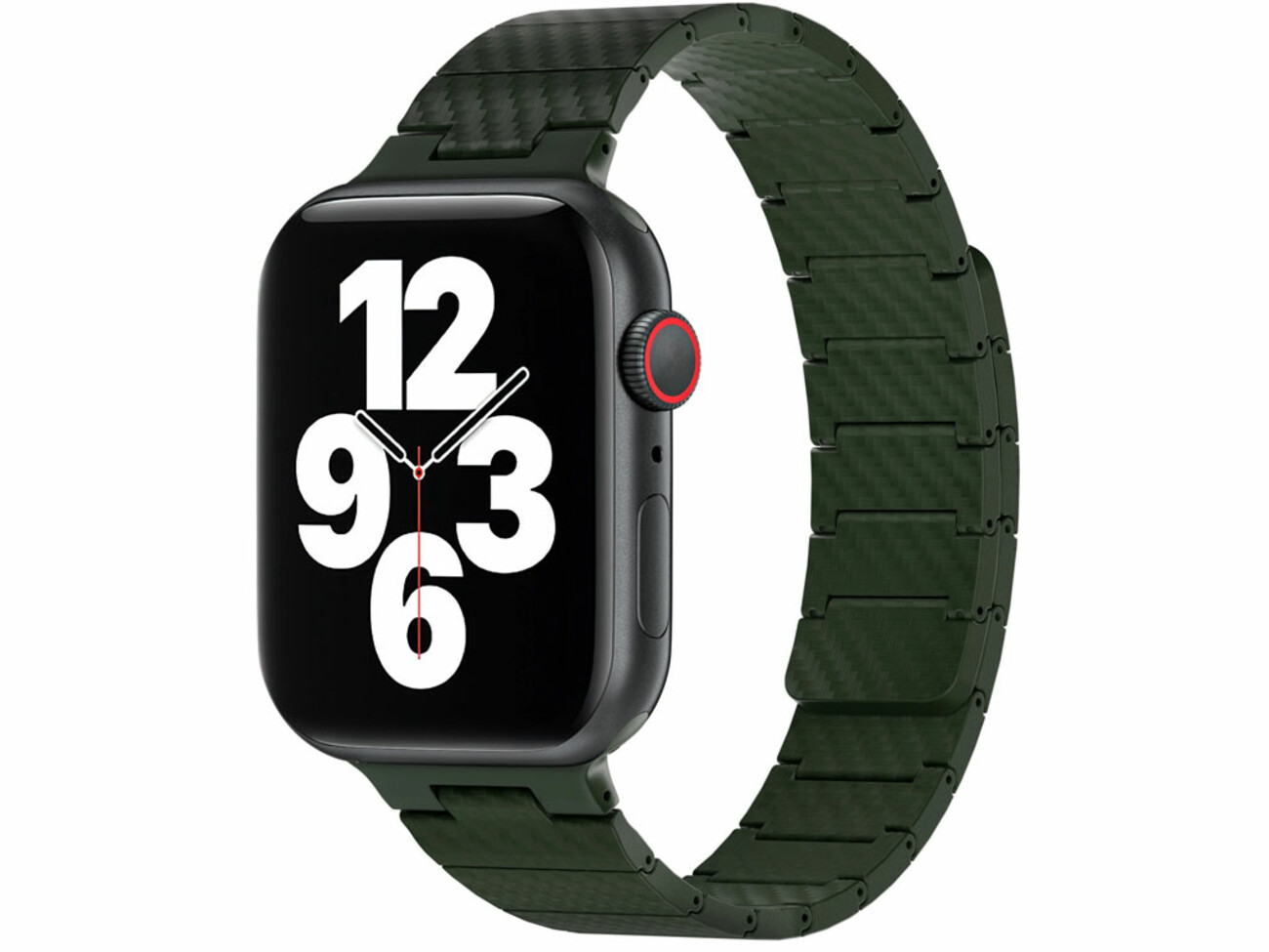 فروش بند اپل واچ مگنتی با الگوی فیبر کربن 38، 40 و 41 میلی‌متری ویوو WIWU 38/40/41MM Carbon Fiber pattern magnetic watch band Wi-WB009