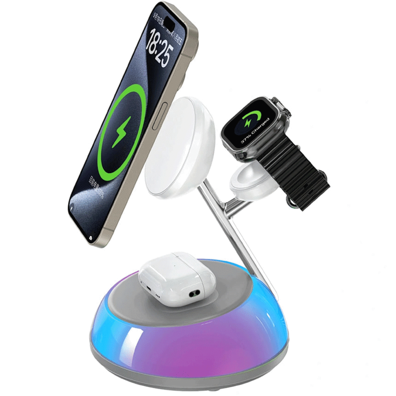 شارژر وایرلس مگنتی رومیزی 15 وات ویوو wi-w036