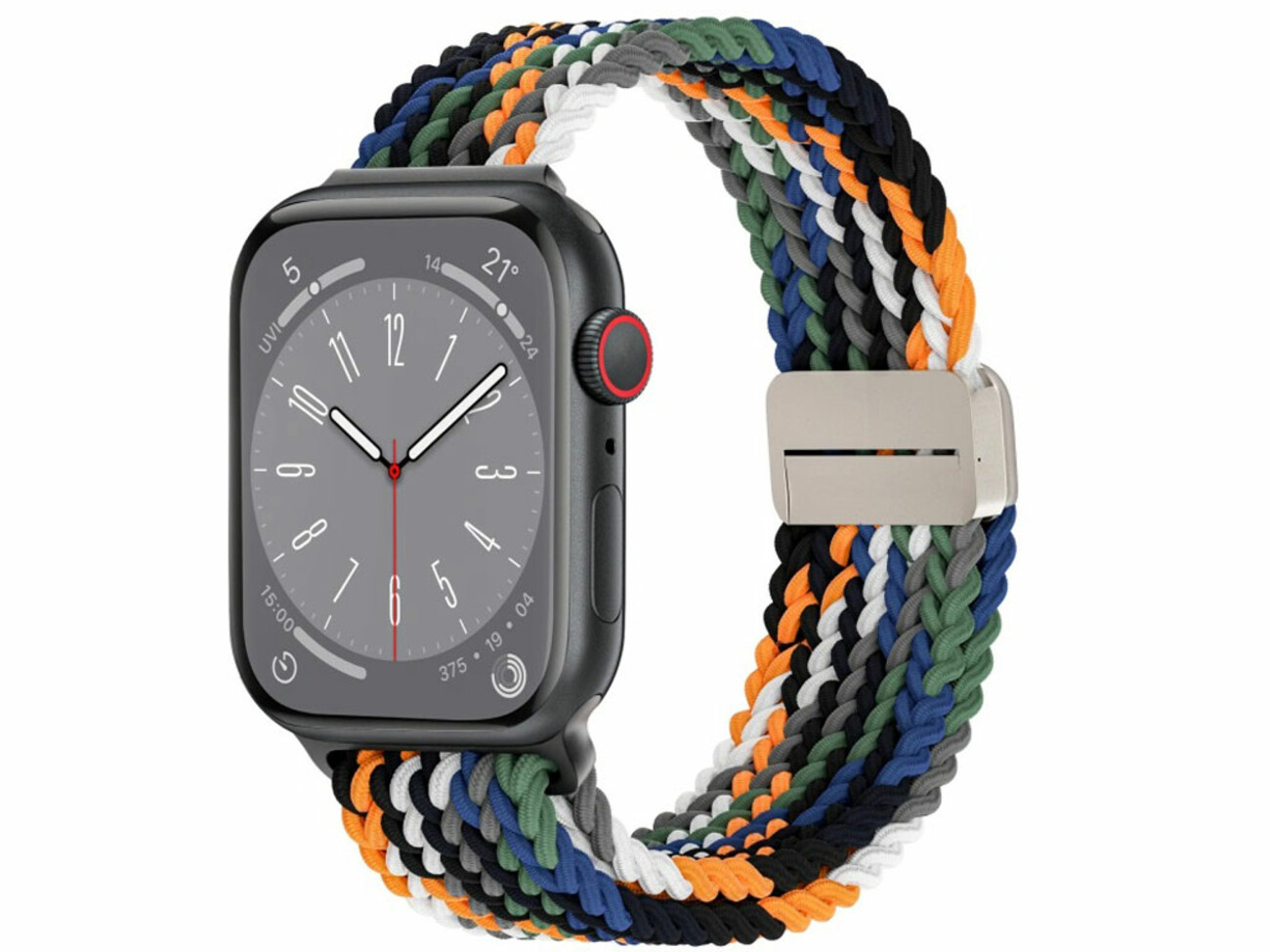 خرید بند مگنتی بافته شده اپل واچ 42، 44، 45 و 49 میلی‌متری ویوو WIWU 42/44/45/49 Braided magnetic watch band Wi-WB004