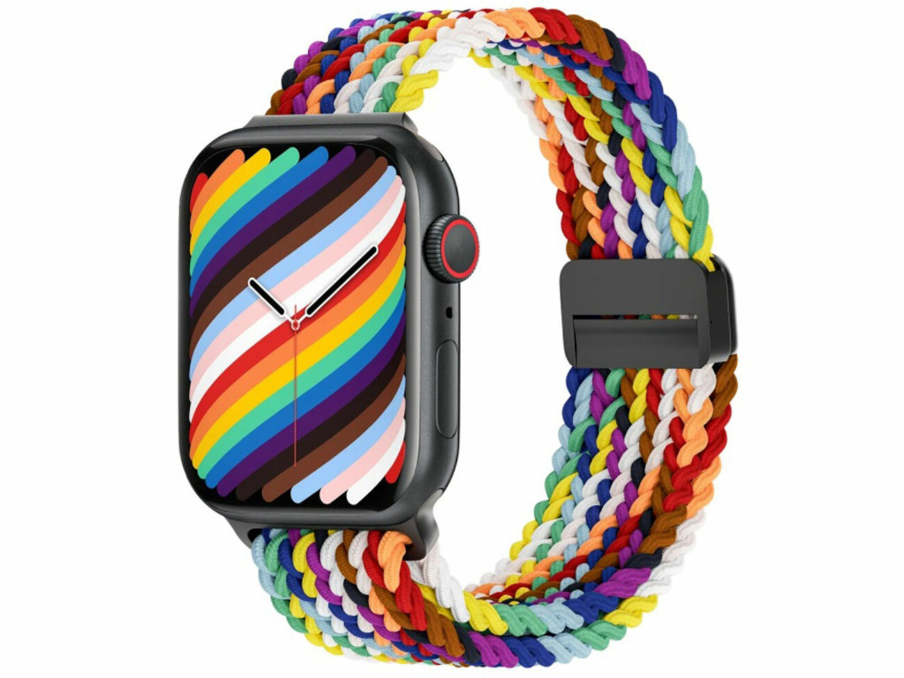 خرید بند مگنتی بافته شده اپل واچ 38، 40 و 41 میلی‌متری ویوو WIWU 38/40/41 Braided magnetic watch band Wi-WB004