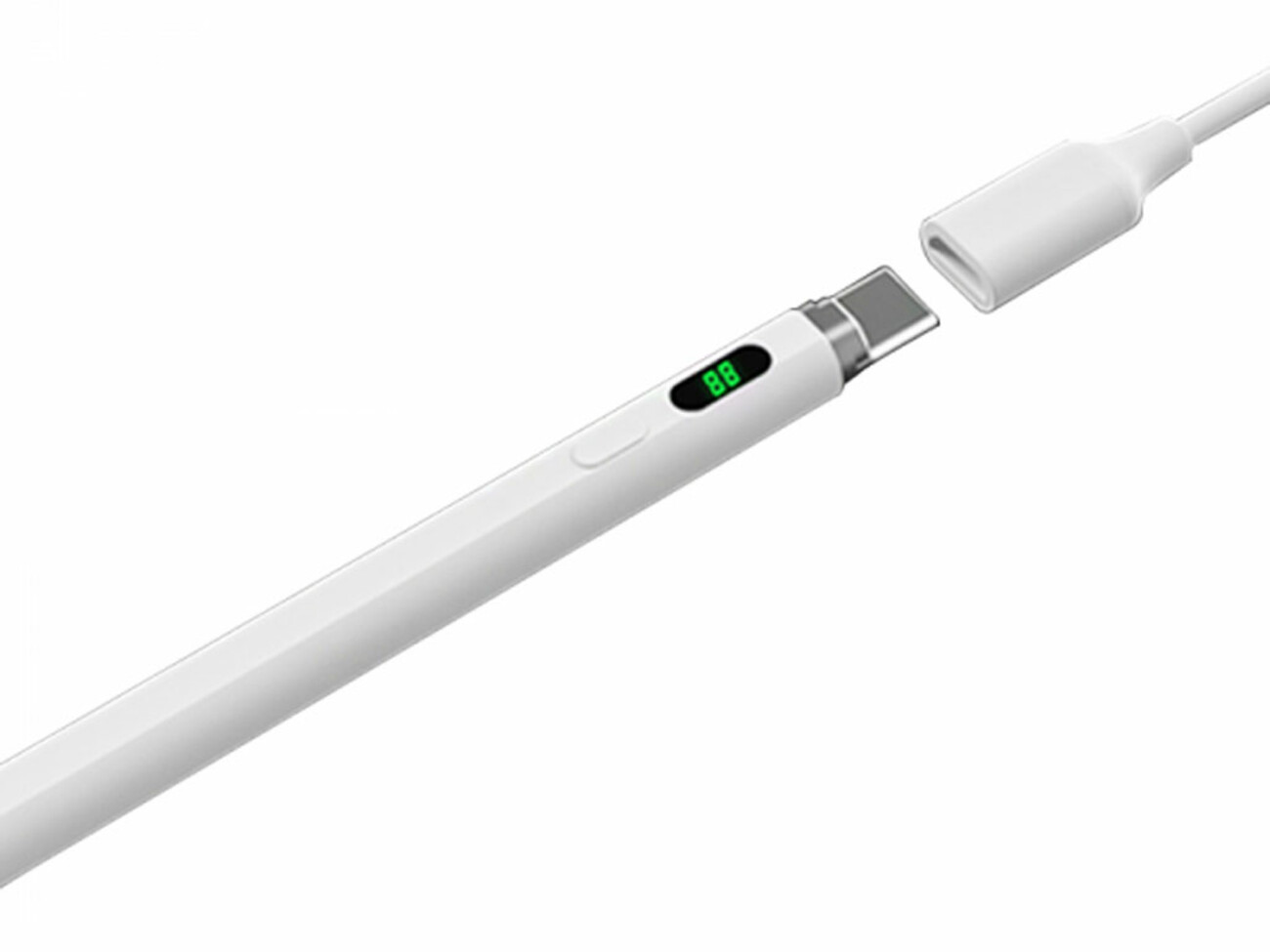 مداد آیپد 2018 به بالا ویوو WiWU Pencil C Pro USB C charging& Battery indicator