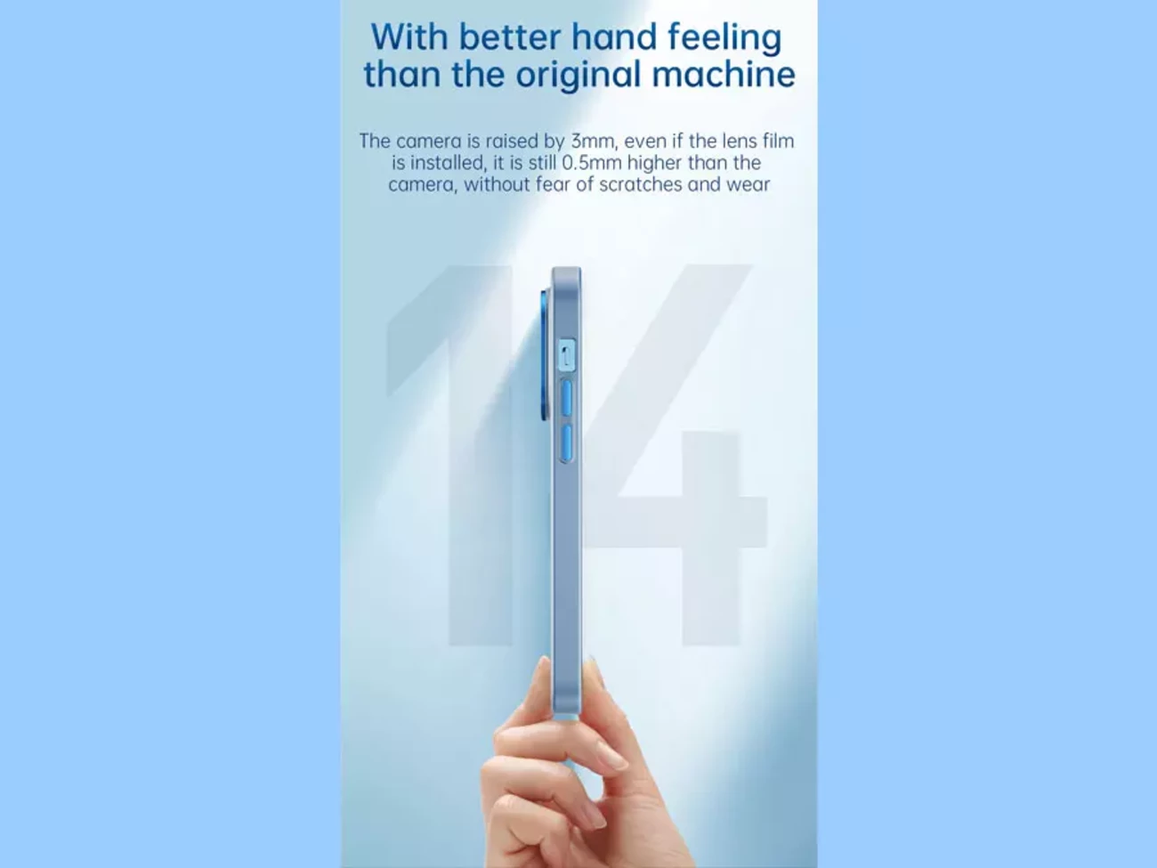 خرید قاب مگنتی آیفون 14 پلاس 6.7 اینچ ویوو WiWU Ultra Thin Frosted case IP14/6.7'' Plus MCC-103