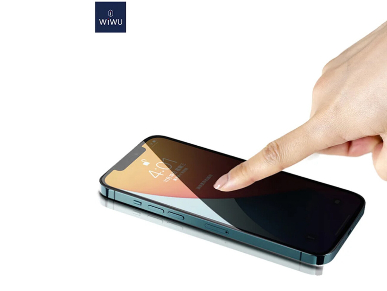 بهترین قیمت گلس گوشی آیفون 14 پرو  6.1 اینچ ویوو   WiWU iPrivacy Tempered Glass For iP14 pro 6.1