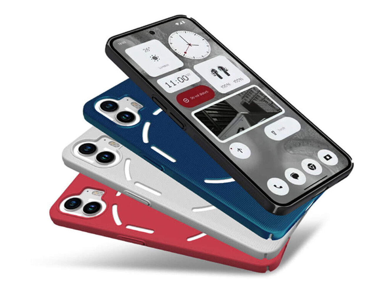خرید قاب محافظ ناتینگ فون 2 نیلکین Nillkin Nothing Phone 2 Super Frosted Shield