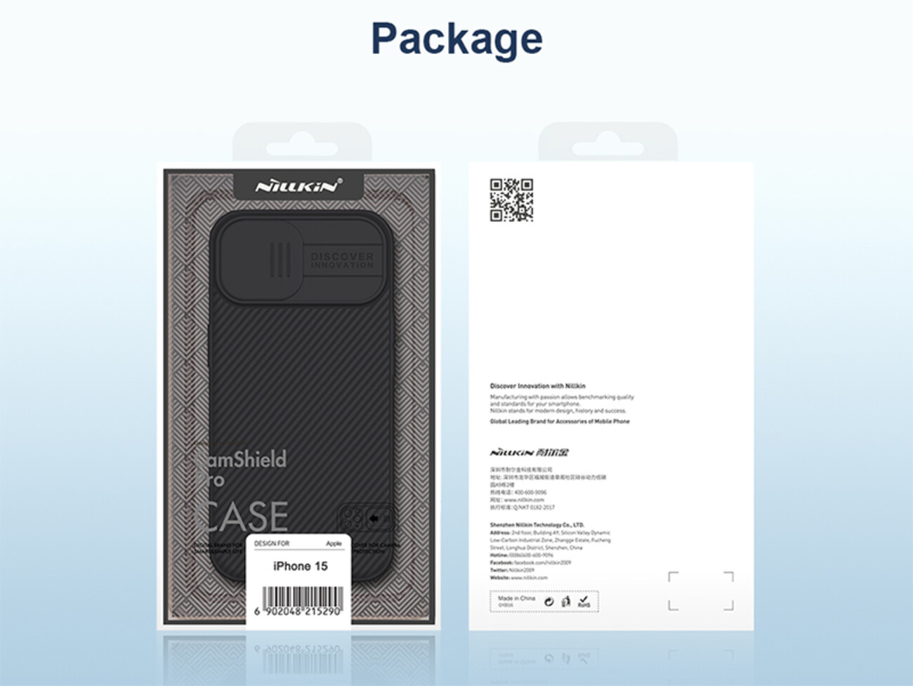 قیمت قاب محافظ آیفون 15 نیلکین Nillkin Apple iPhone 15 CamShield Pro Case