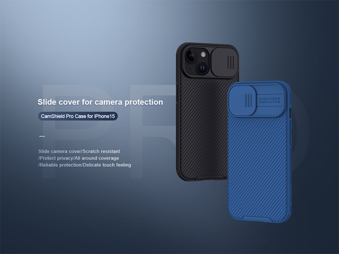بهترین قاب محافظ آیفون 15 نیلکین Nillkin Apple iPhone 15 CamShield Pro Case