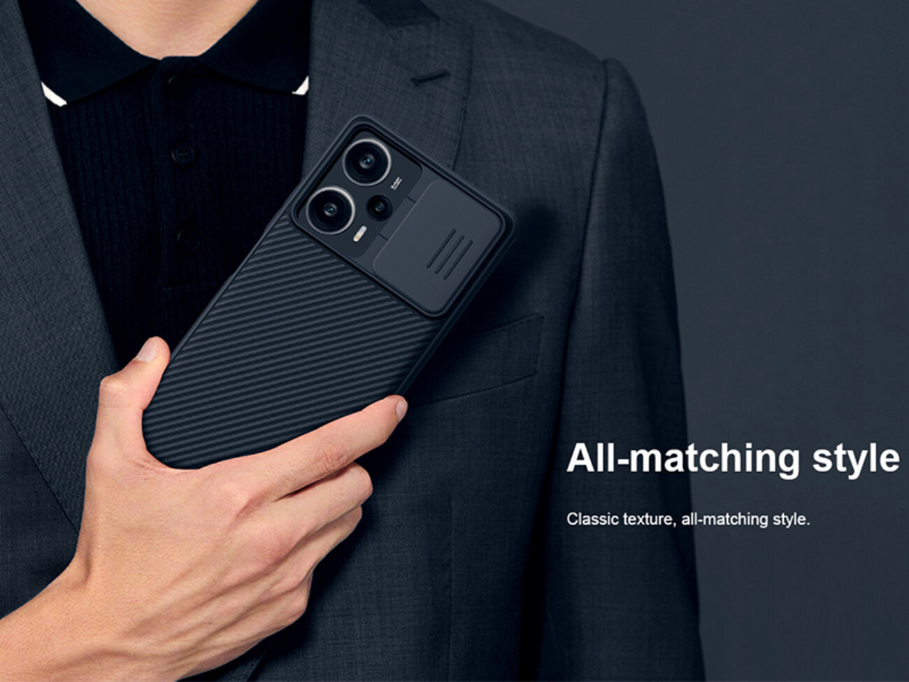 خرید قاب شیائومی ردمی نوت 12 توربو و پوکو F5 نیلکین Nillkin Xiaomi Redmi Note 12 turbo/Poco F5 CamShield Pro Case